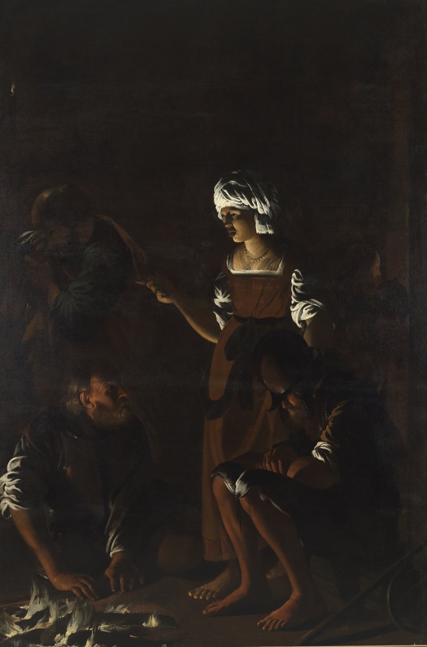 Denial of Saint Peter av Hendrick ter Brugghen
