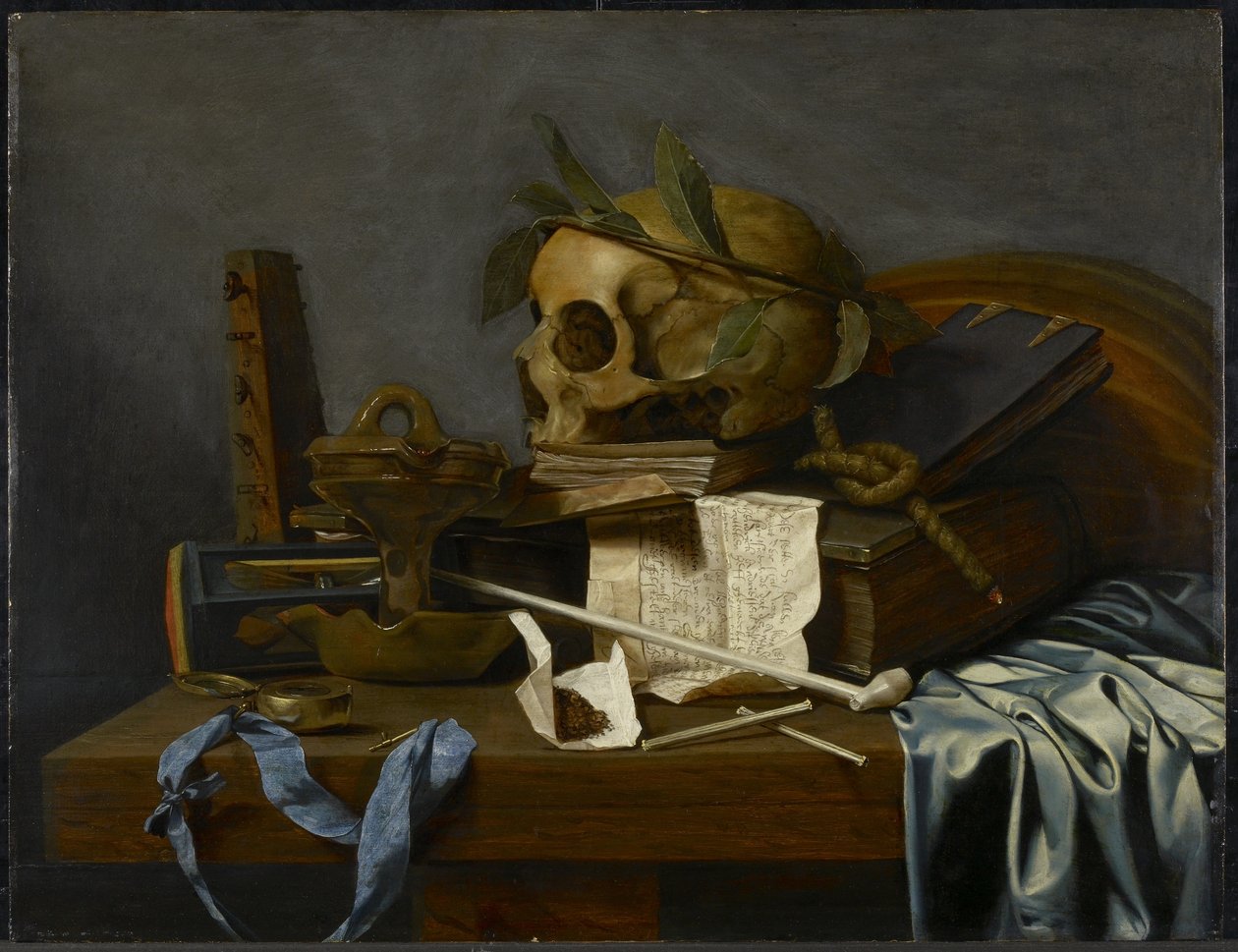 Stilleben (Vanitas), ca. 1637 av Hendrick Andriessen