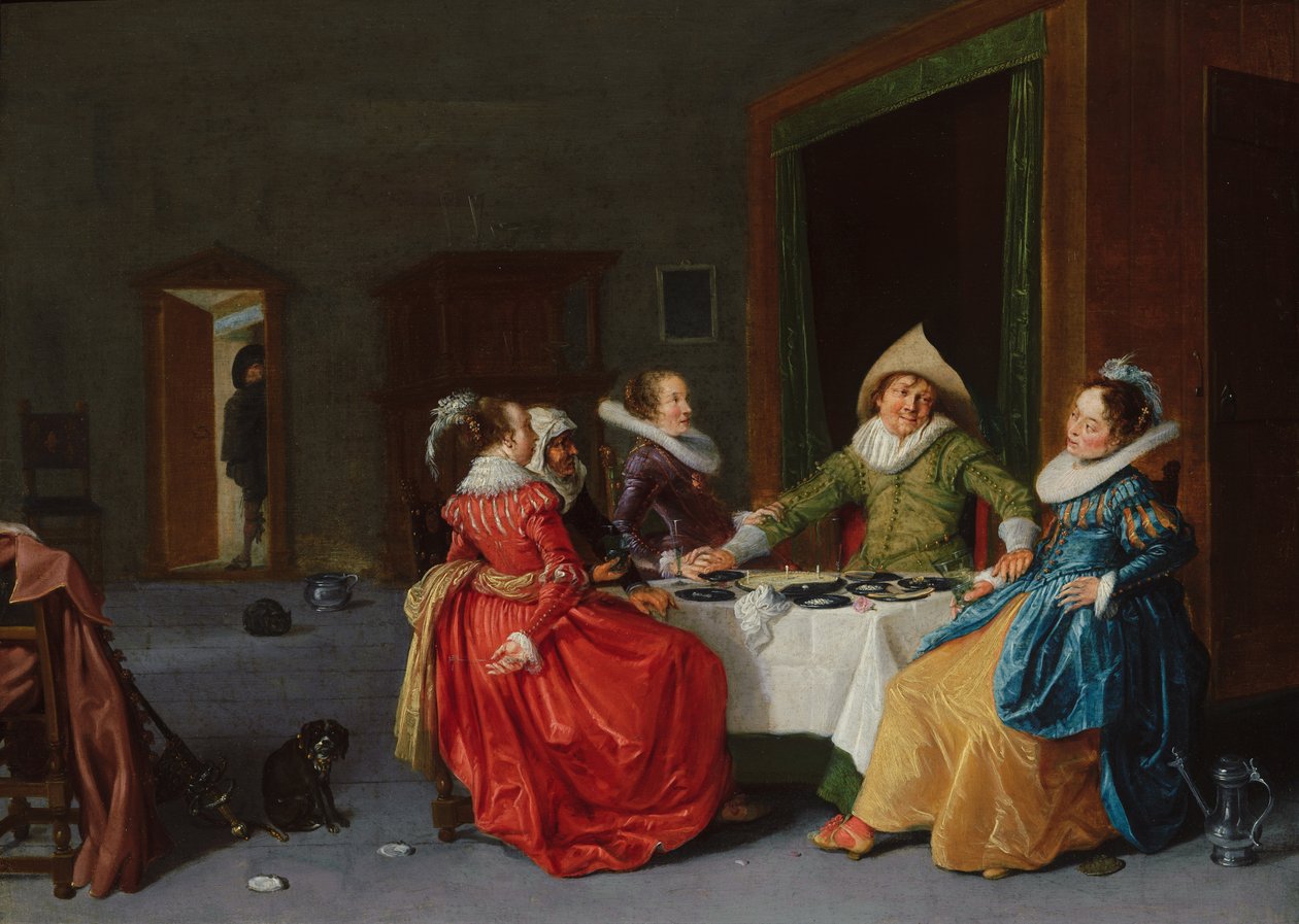 Godt selskap på et bordell av Hendrick Gerritsz Pot