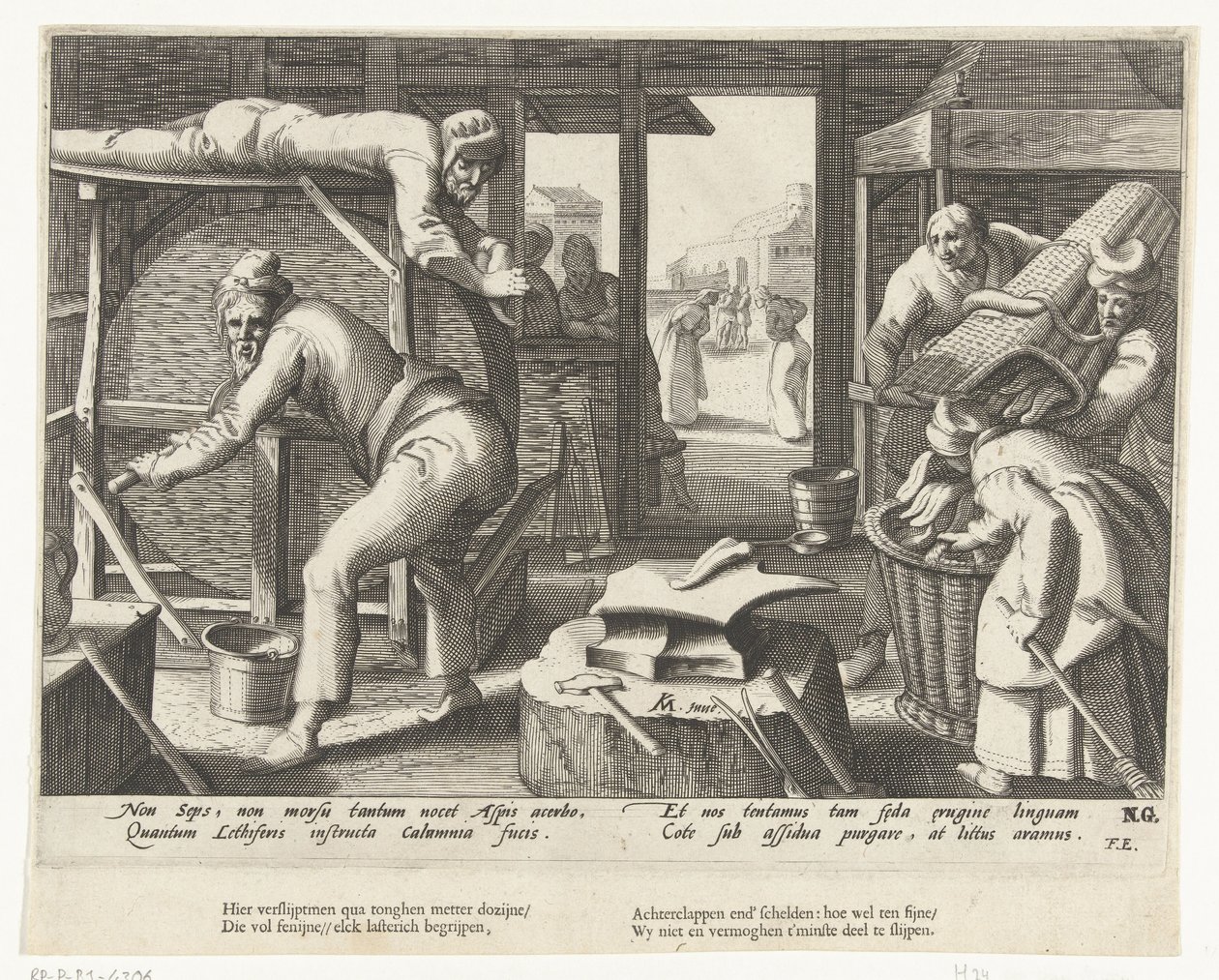 Tungesliper av Hendrick Goltzius (attributed to workshop of)