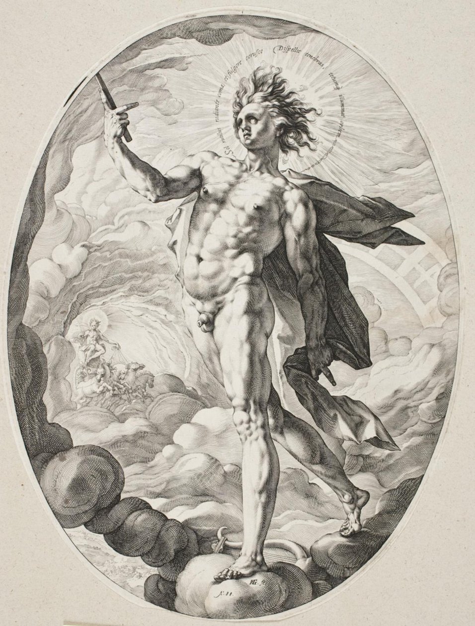 Apollo av Hendrick Goltzius