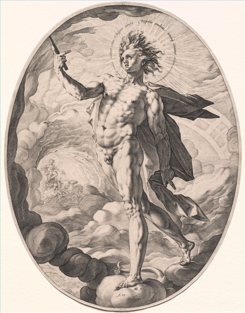Apollo av Hendrick Goltzius
