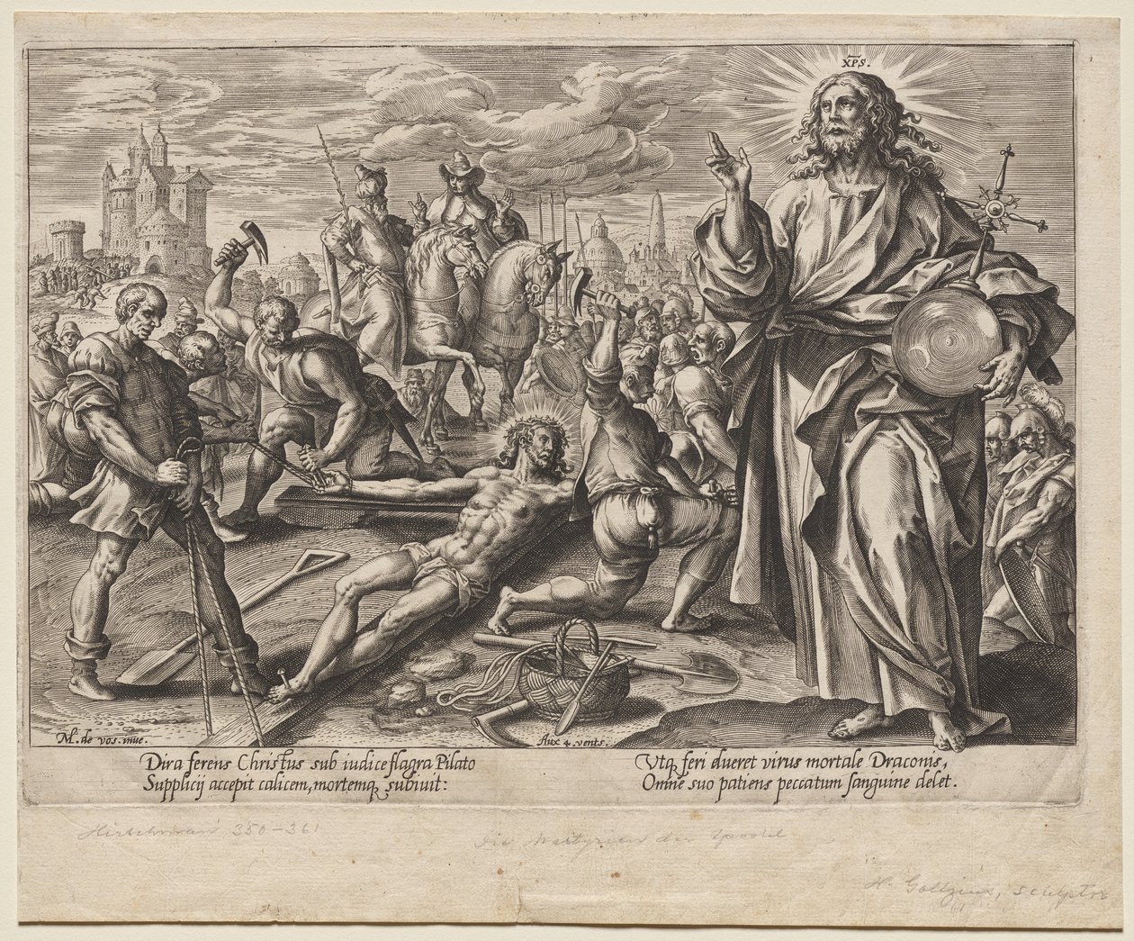 Kristus av Hendrick Goltzius