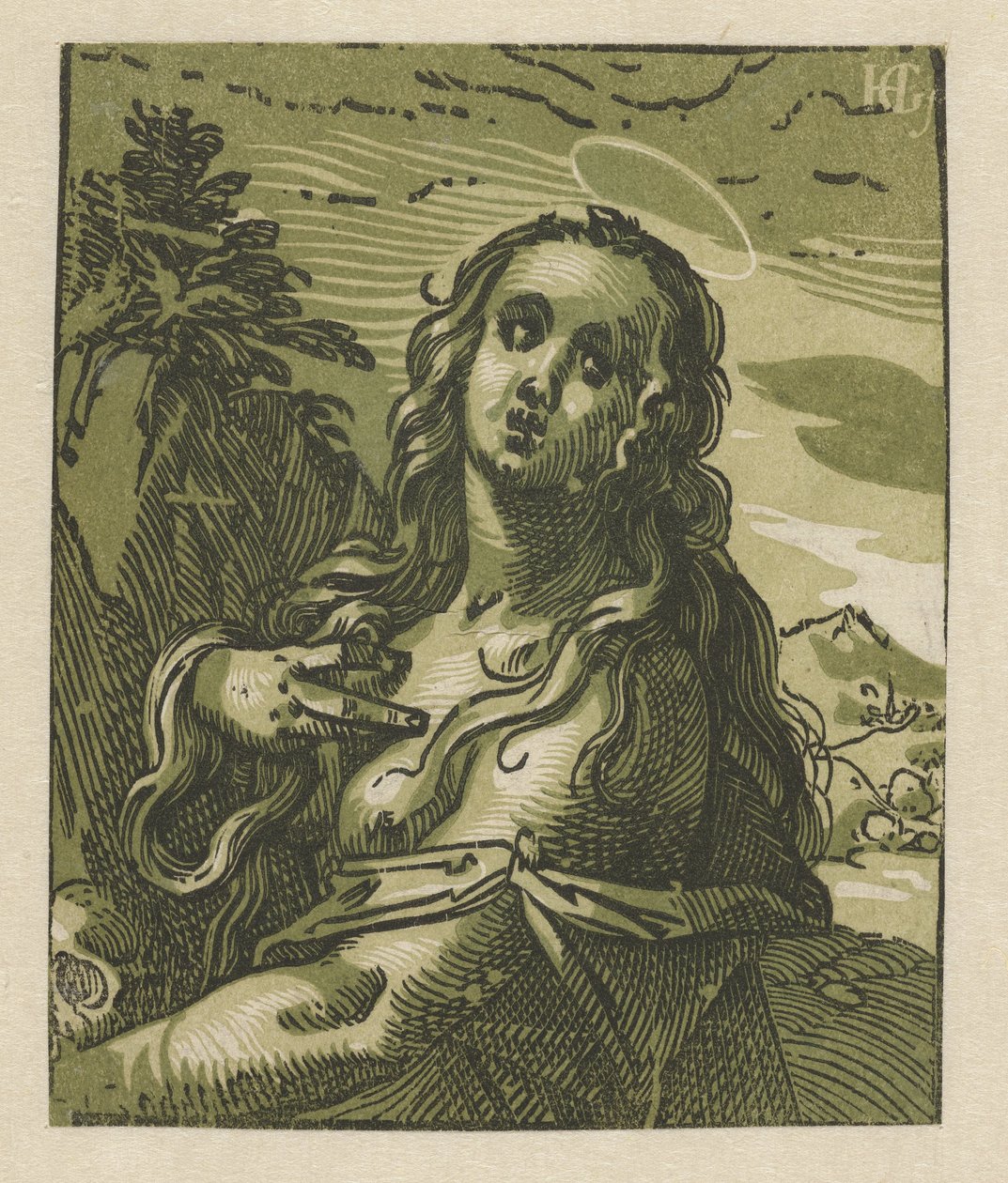 Av boetvaardige Maria Magdalena av Hendrick Goltzius