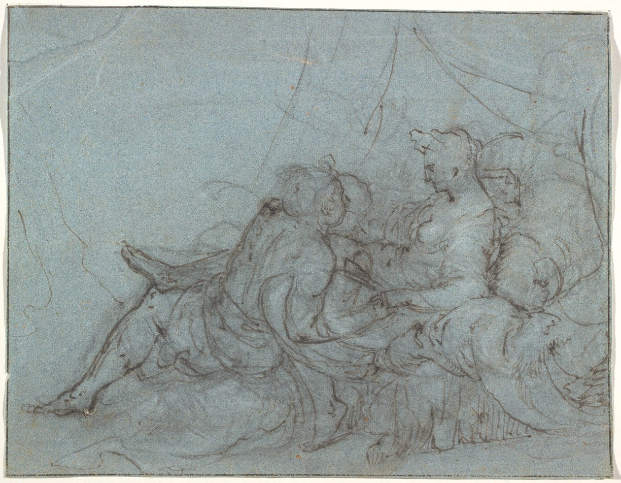 Kjære par av Hendrick Goltzius