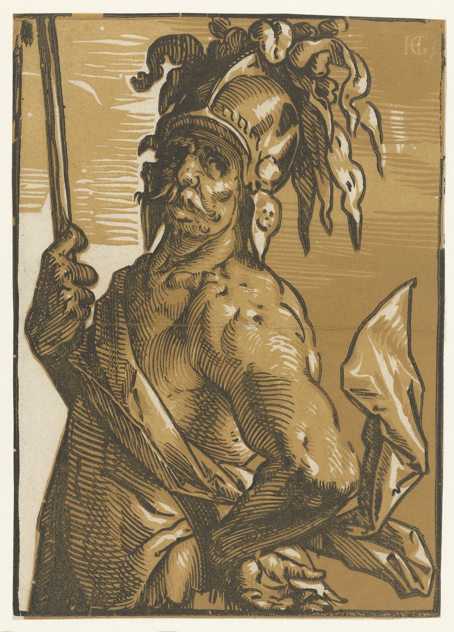 Mars av Hendrick Goltzius
