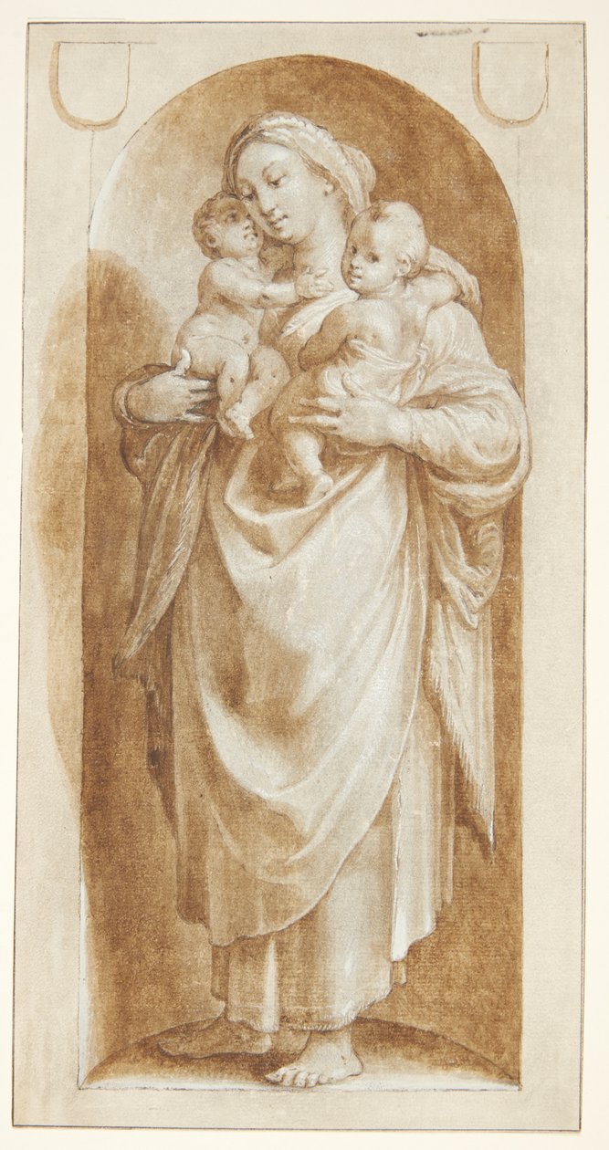 Veldedighet av Hendrick Goltzius