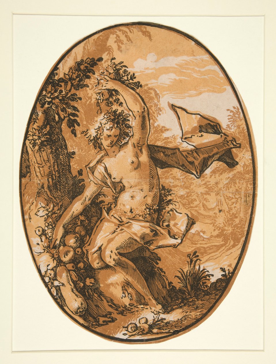 Persephone (Proserpina) av Hendrick Goltzius
