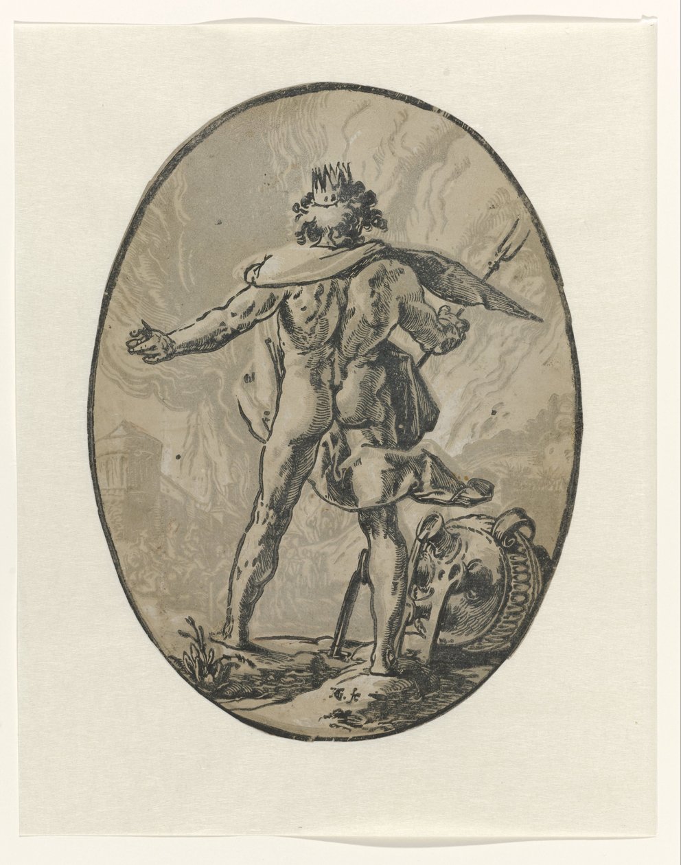 Pluto av Hendrick Goltzius