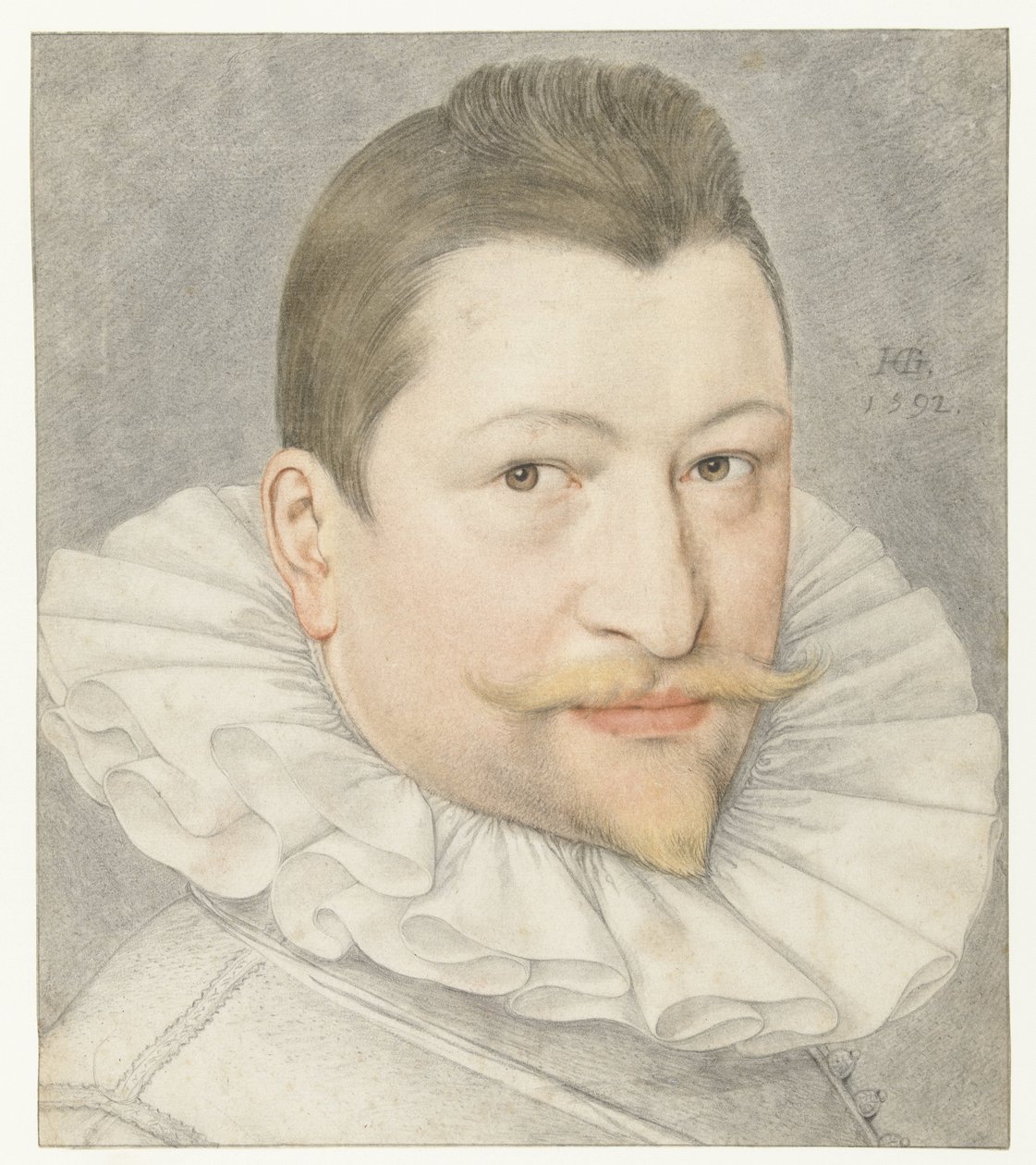 Portrett av Johannes Sadeler I av Hendrick Goltzius