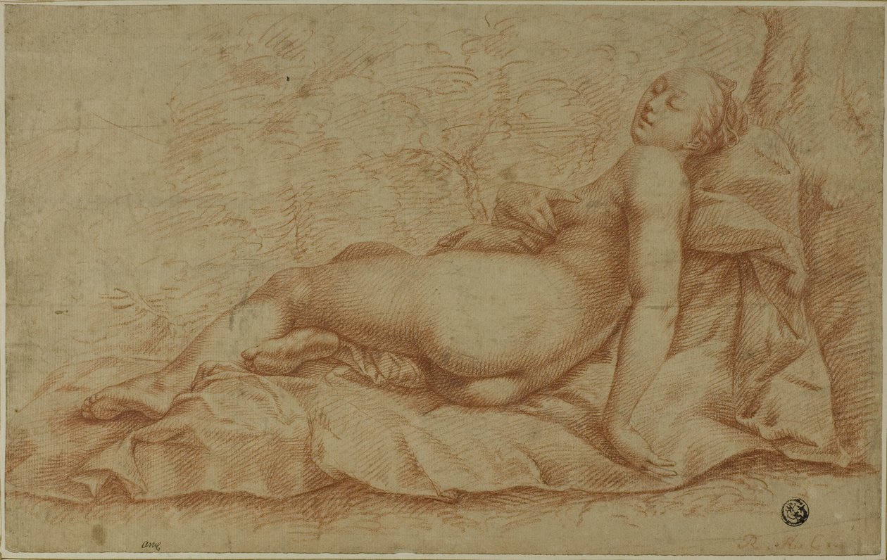 Liggende Venus av Hendrick Goltzius
