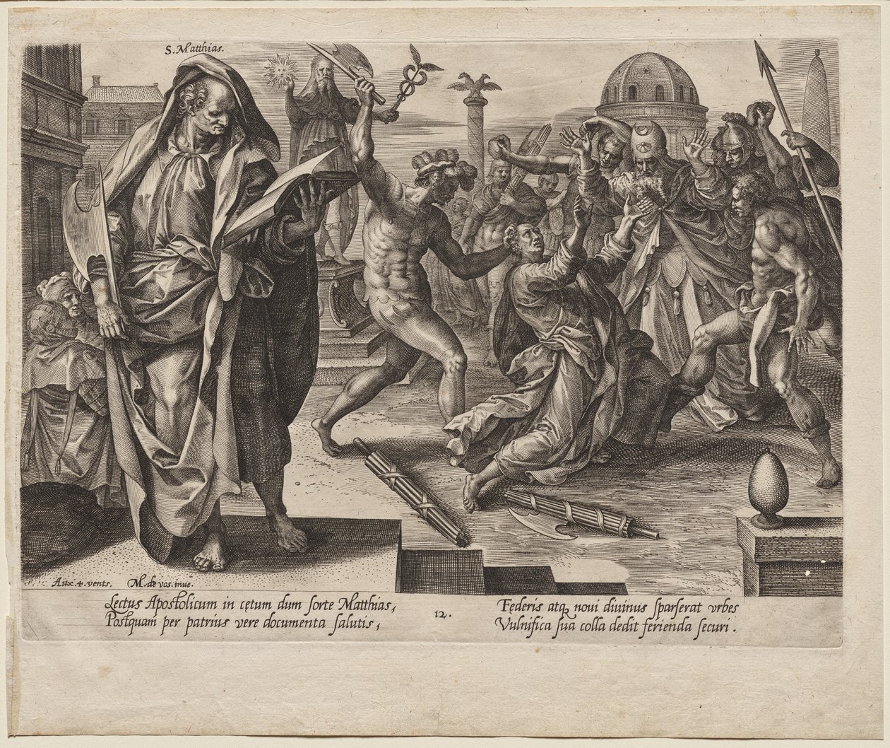 St. Mattias av Hendrick Goltzius