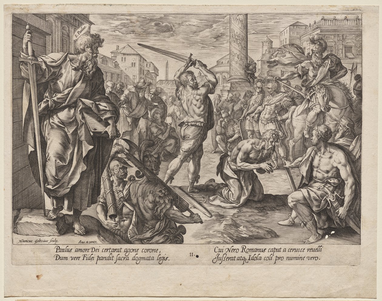 St. Paul av Hendrick Goltzius