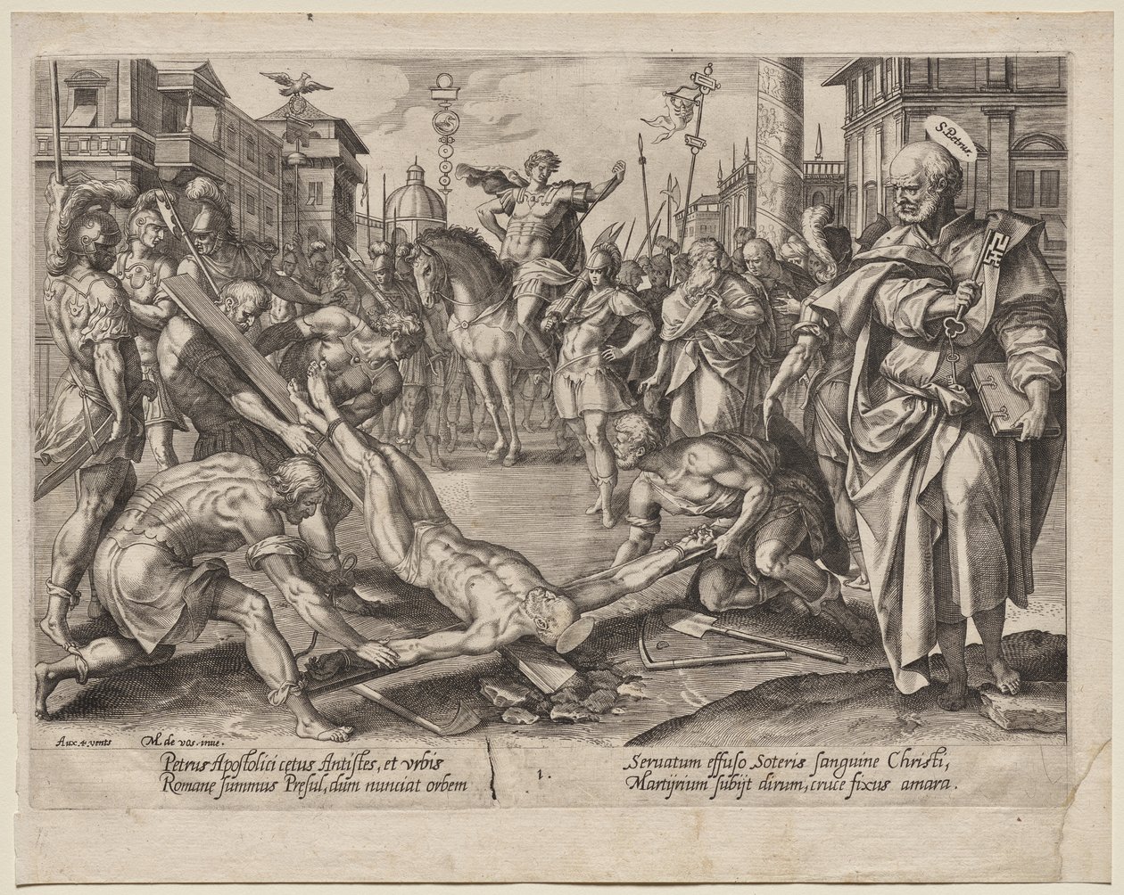 St. Peter av Hendrick Goltzius