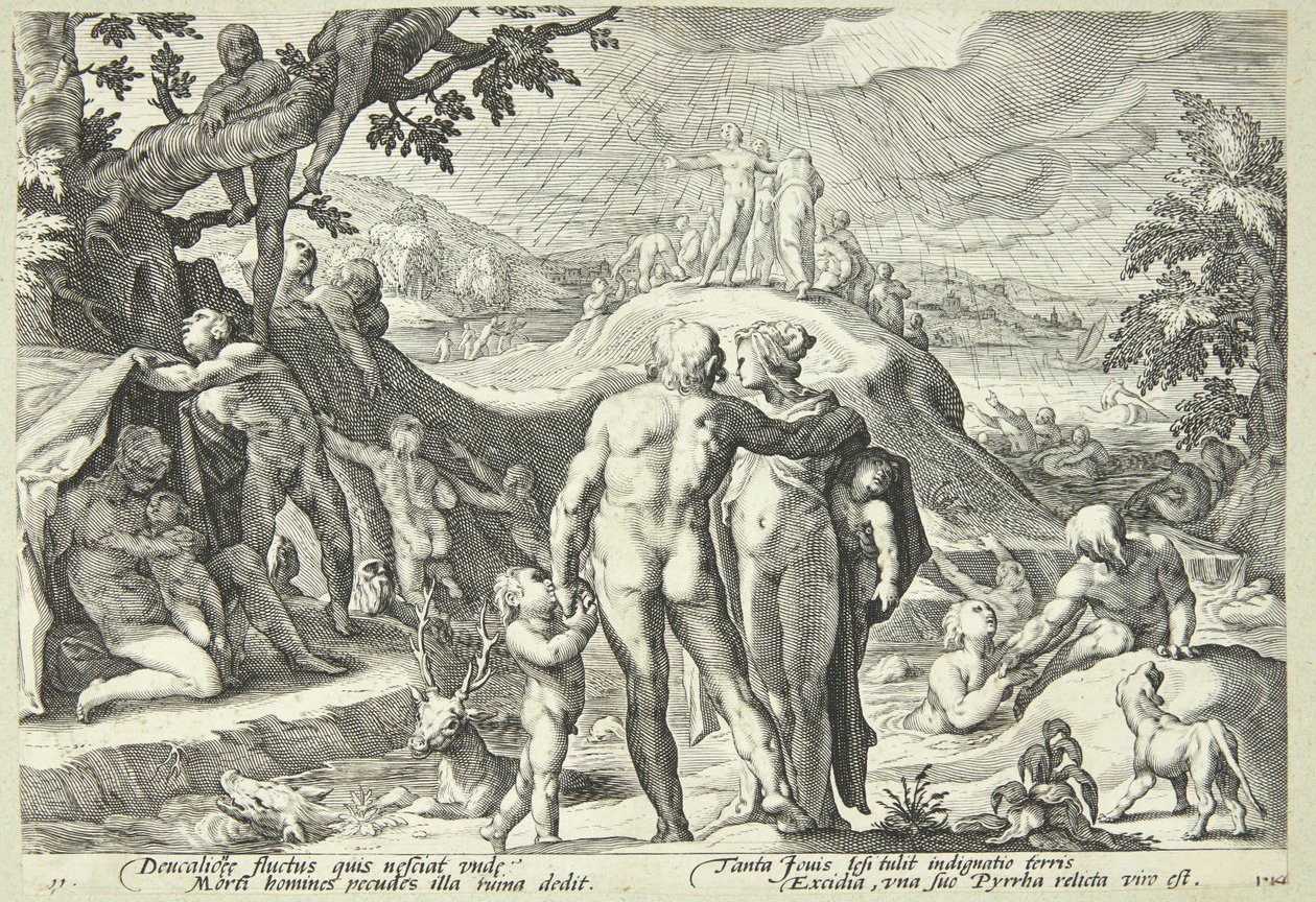 Flommen av Hendrick Goltzius