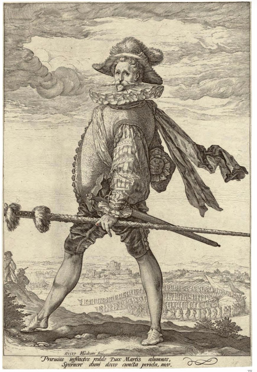 Kapteinen for infanteriet av Hendrick Goltzius