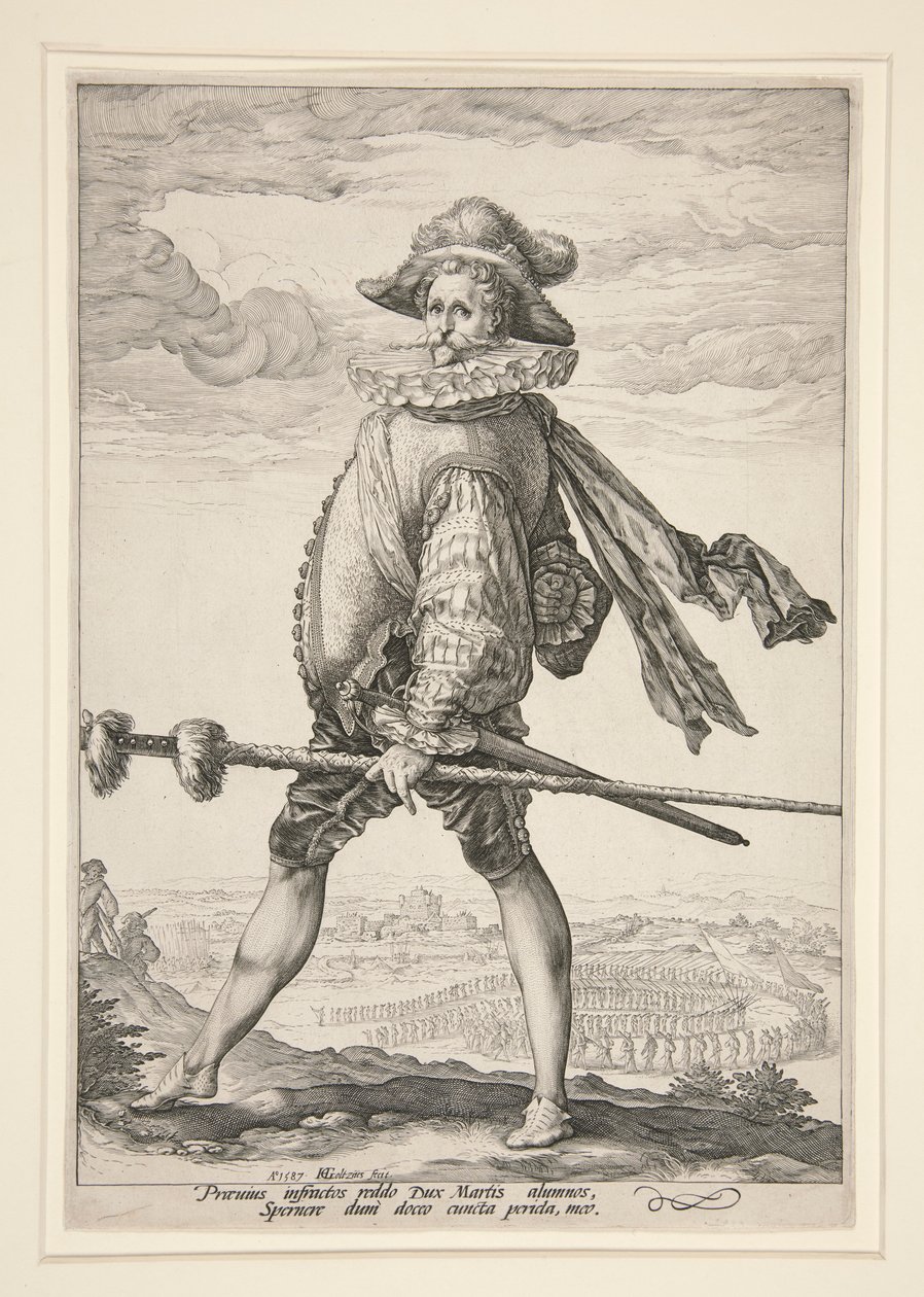 Kapteinen for infanteriet av Hendrick Goltzius
