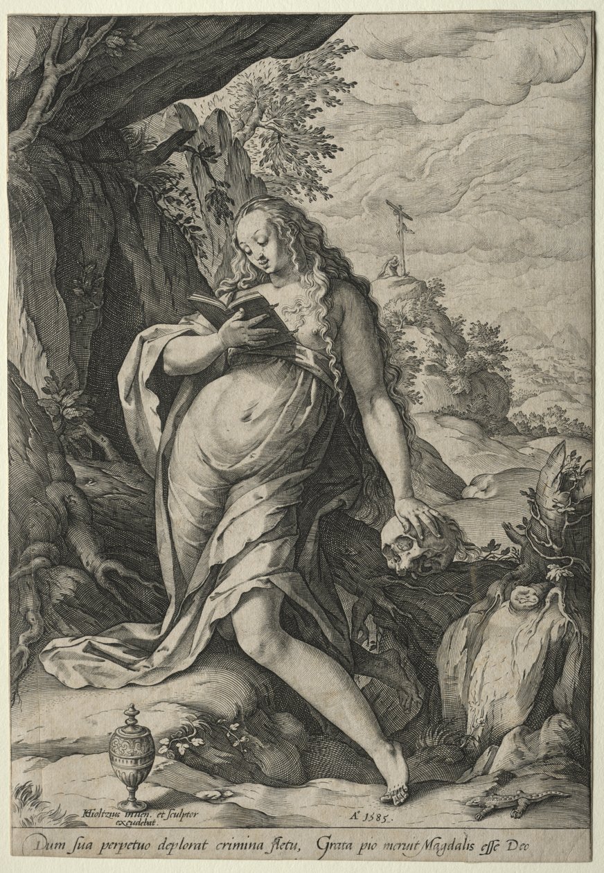 Magdalen i bot av Hendrick Goltzius