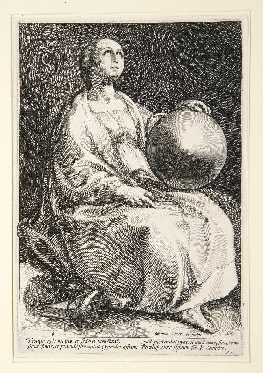 De ni musene av Hendrick Goltzius