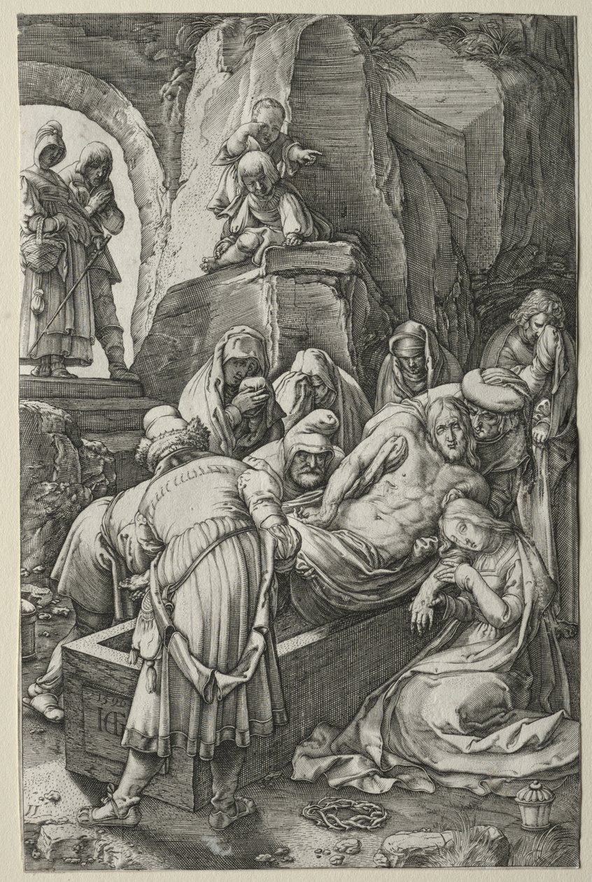 The Passion: The Entombment av Hendrick Goltzius