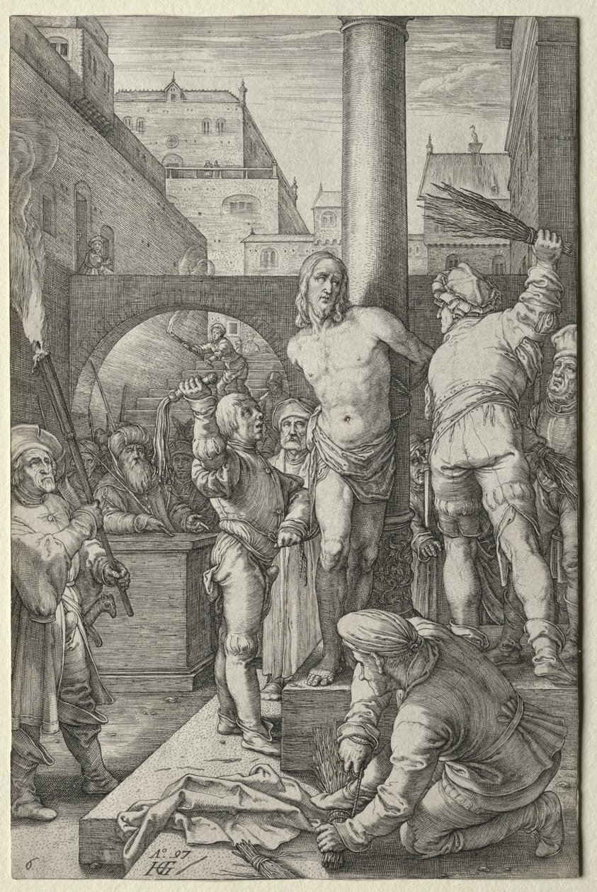 The Passion: The Flagelation av Hendrick Goltzius