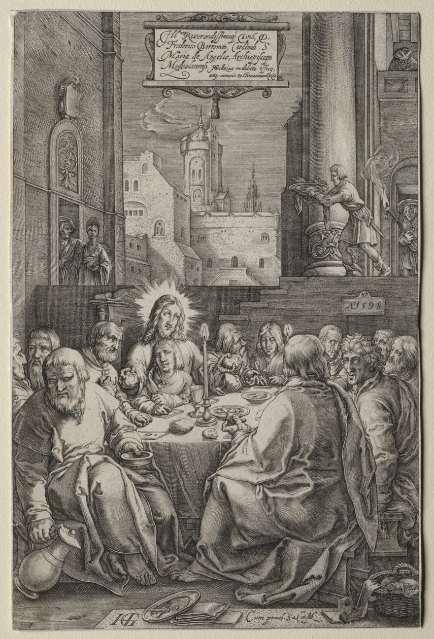 The Passion: The Last Supper av Hendrick Goltzius