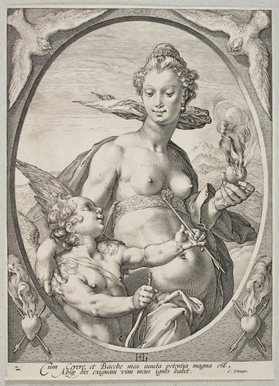 Venus av Hendrick Goltzius