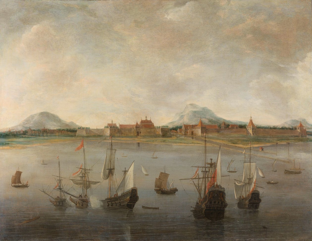 Utsikt over Batavia av Hendrick Jacobsz. Dubbels
