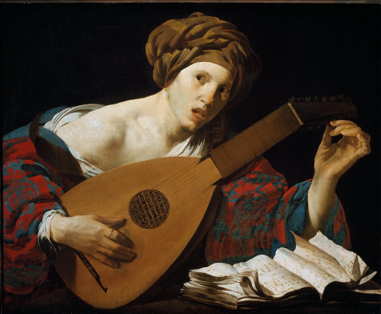 En lutspiller (maleri av Hendrick Jansz Terbrugghen