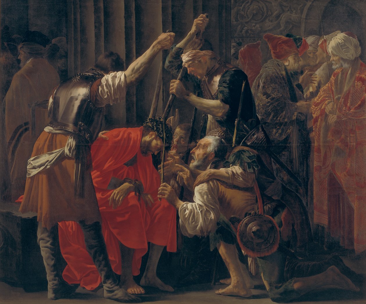 Kristus kronet med torner av Hendrick ter Brugghen