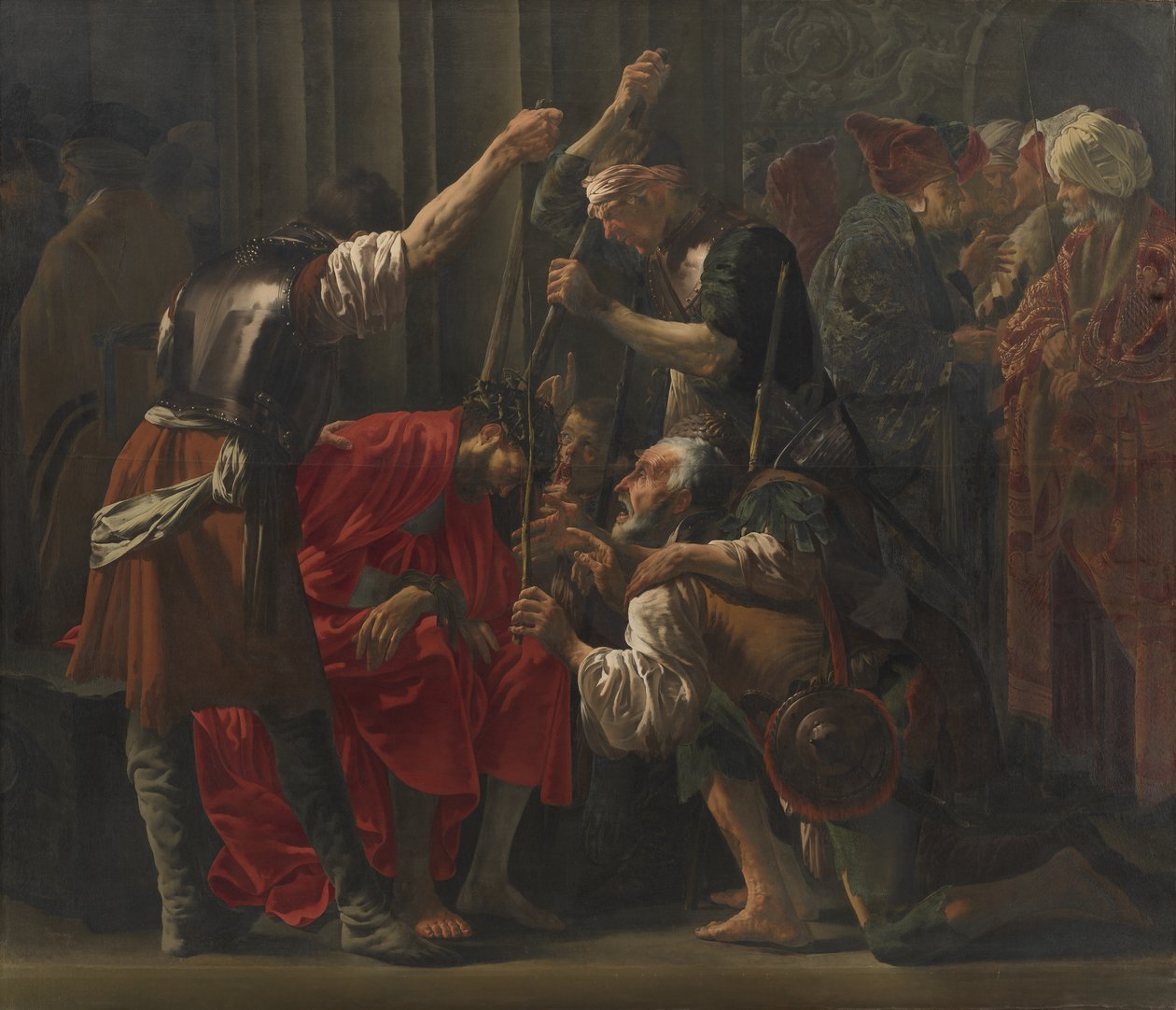 Kristus kronet med torner av Hendrick ter Brugghen