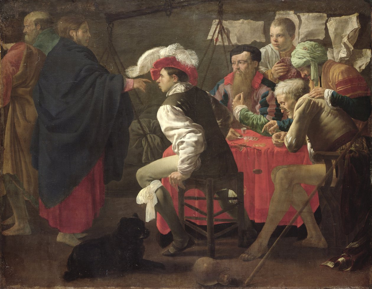 The Call of St. Matteus, ca.1620 av Hendrick ter Brugghen