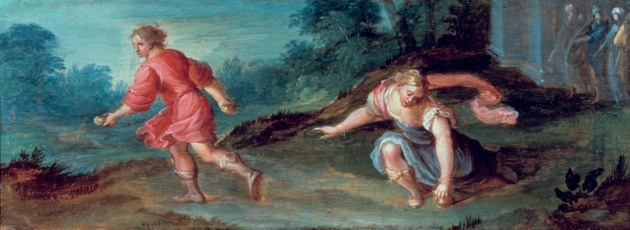 Atalanta og gulleplene, c1619. av Hendrick van Balen