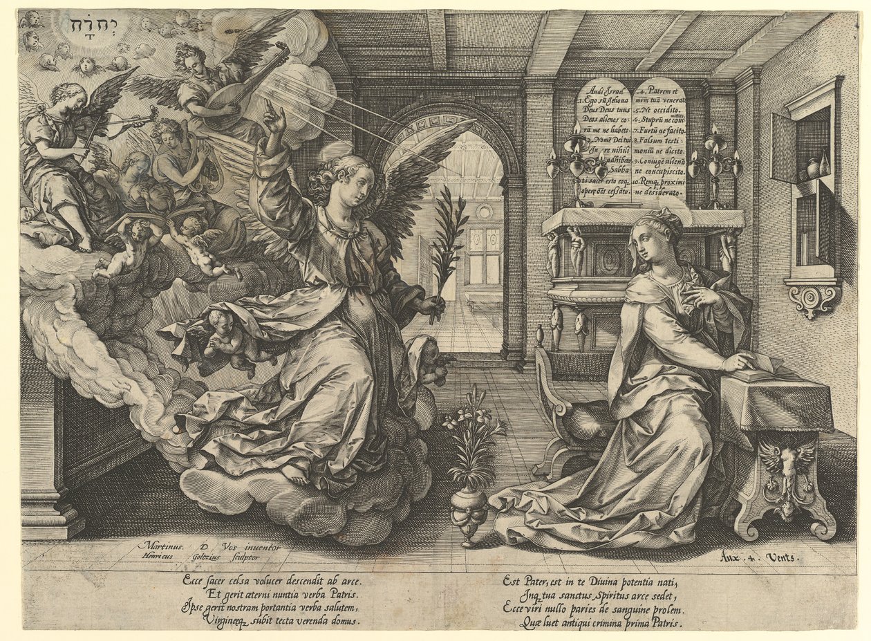 Kunngjøring, 1594. av Hendrik Goltzius