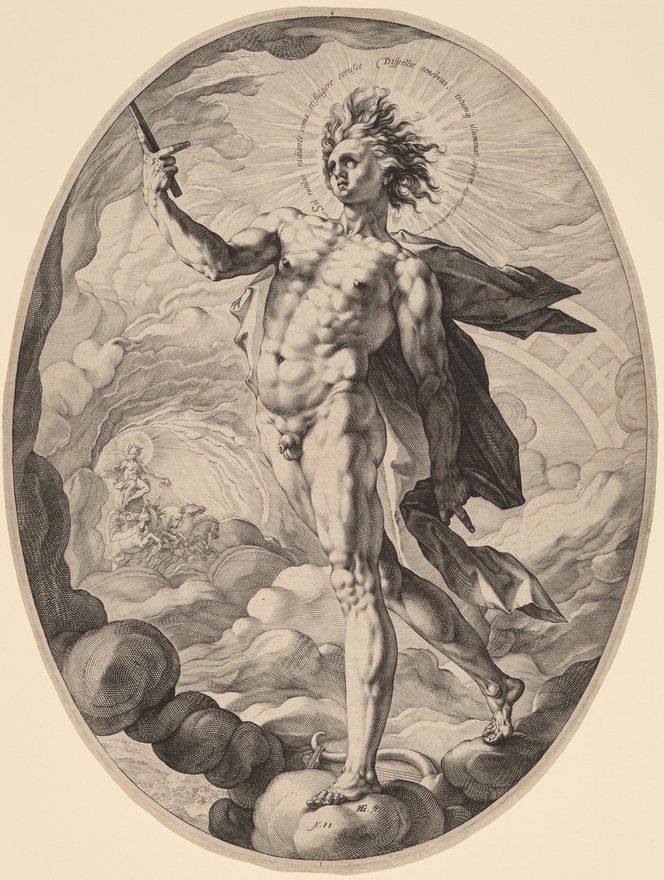 Apollo av Hendrik Goltzius