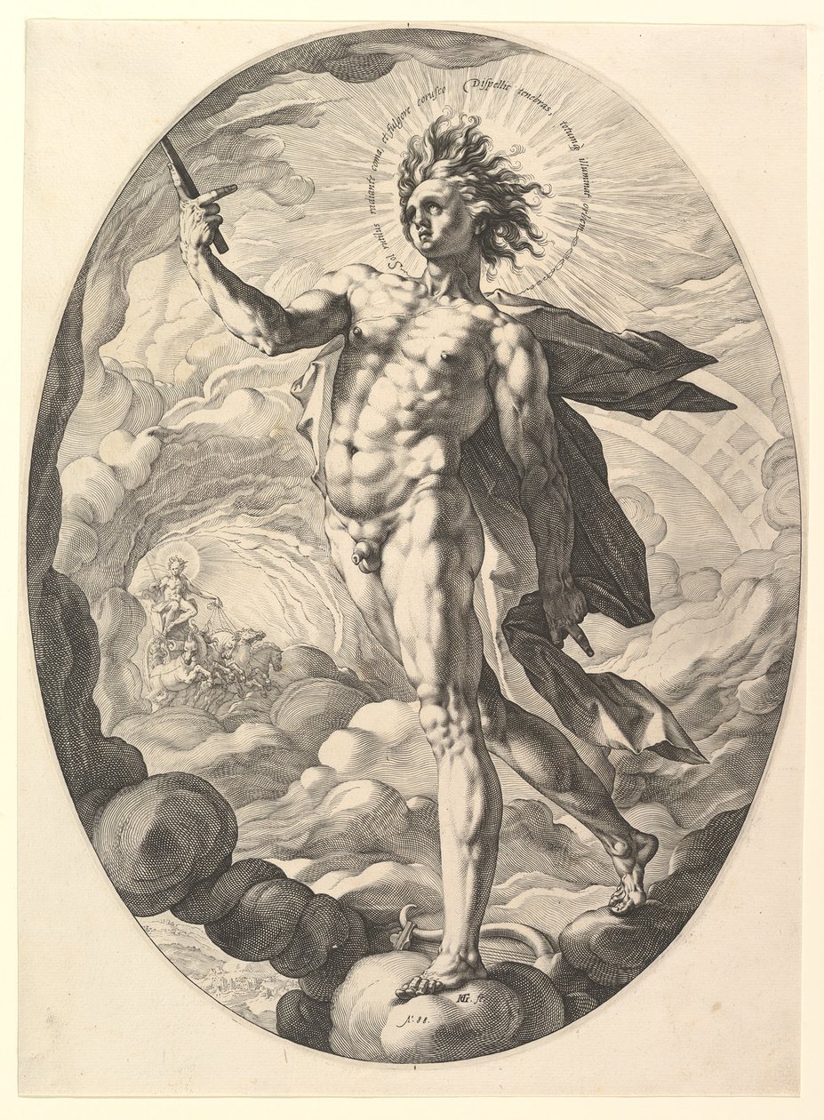Apollo, 1588. av Hendrik Goltzius