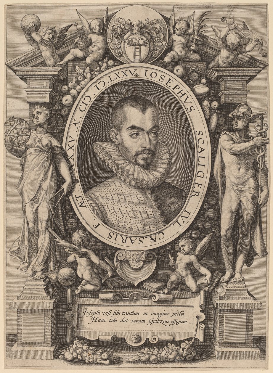 Josephus Justus Scaliger av Hendrik Goltzius
