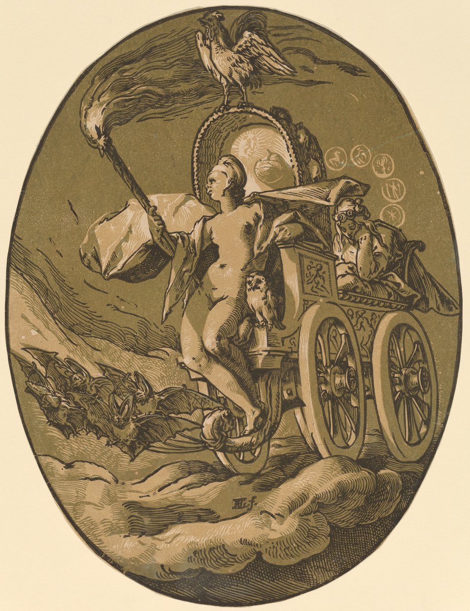 Nox av Hendrik Goltzius
