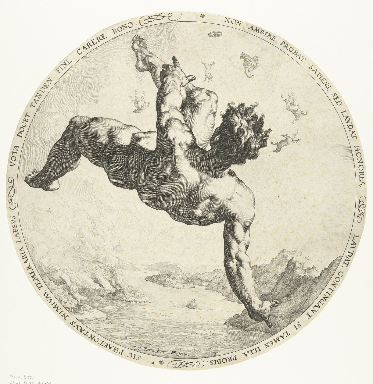 Phaethon, 1588 av Hendrik Goltzius