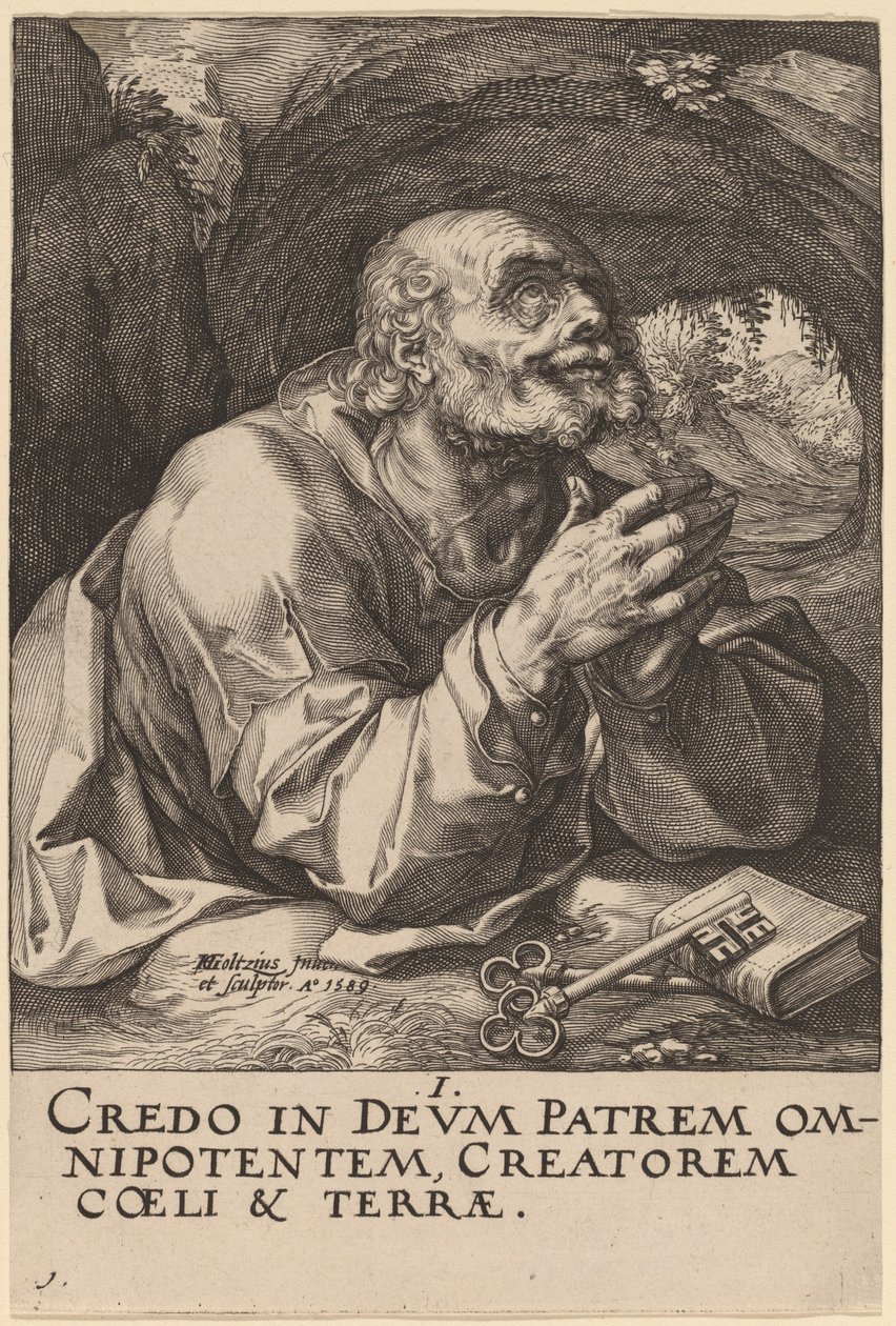 Sankt Peter av Hendrik Goltzius