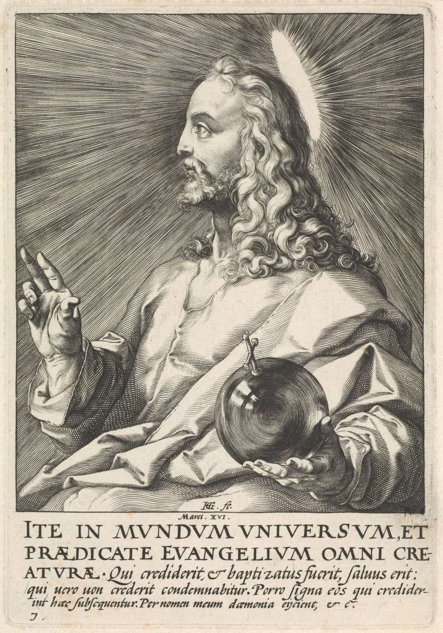 Før Salvatore, C.3 (gravering) av Hendrik Goltzius