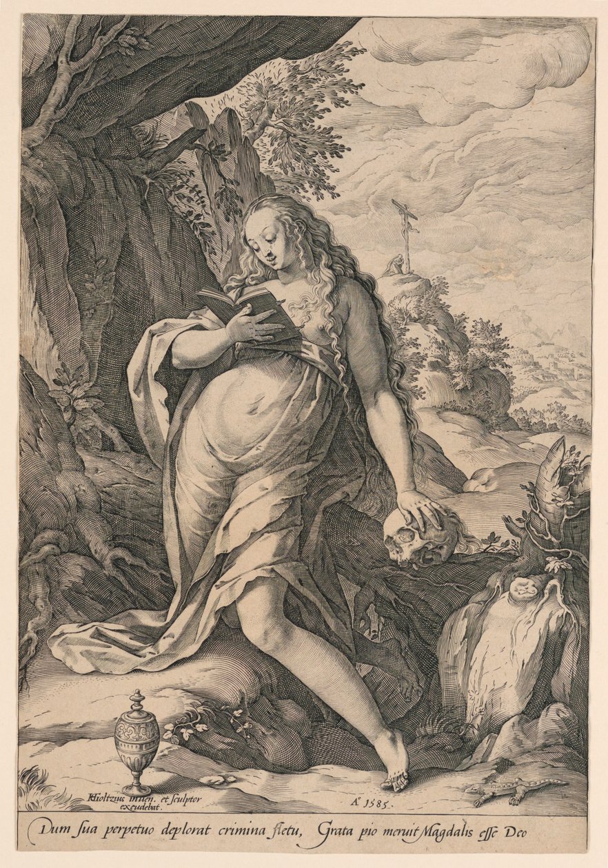 St. Maria Magdalena botferdig av Hendrik Goltzius