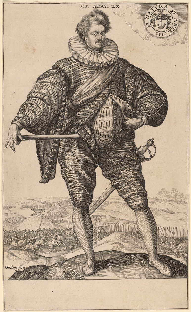 Stanislaw Sobocki (?) av Hendrik Goltzius