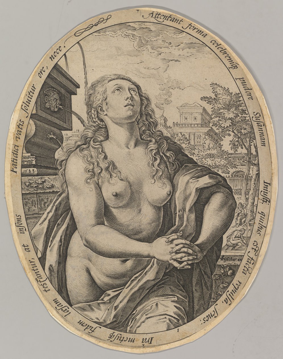 Susanna, 1583. av Hendrik Goltzius