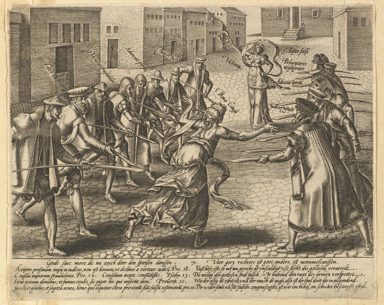 Lovens overgrep, plate 7.n.d. av Hendrik Goltzius