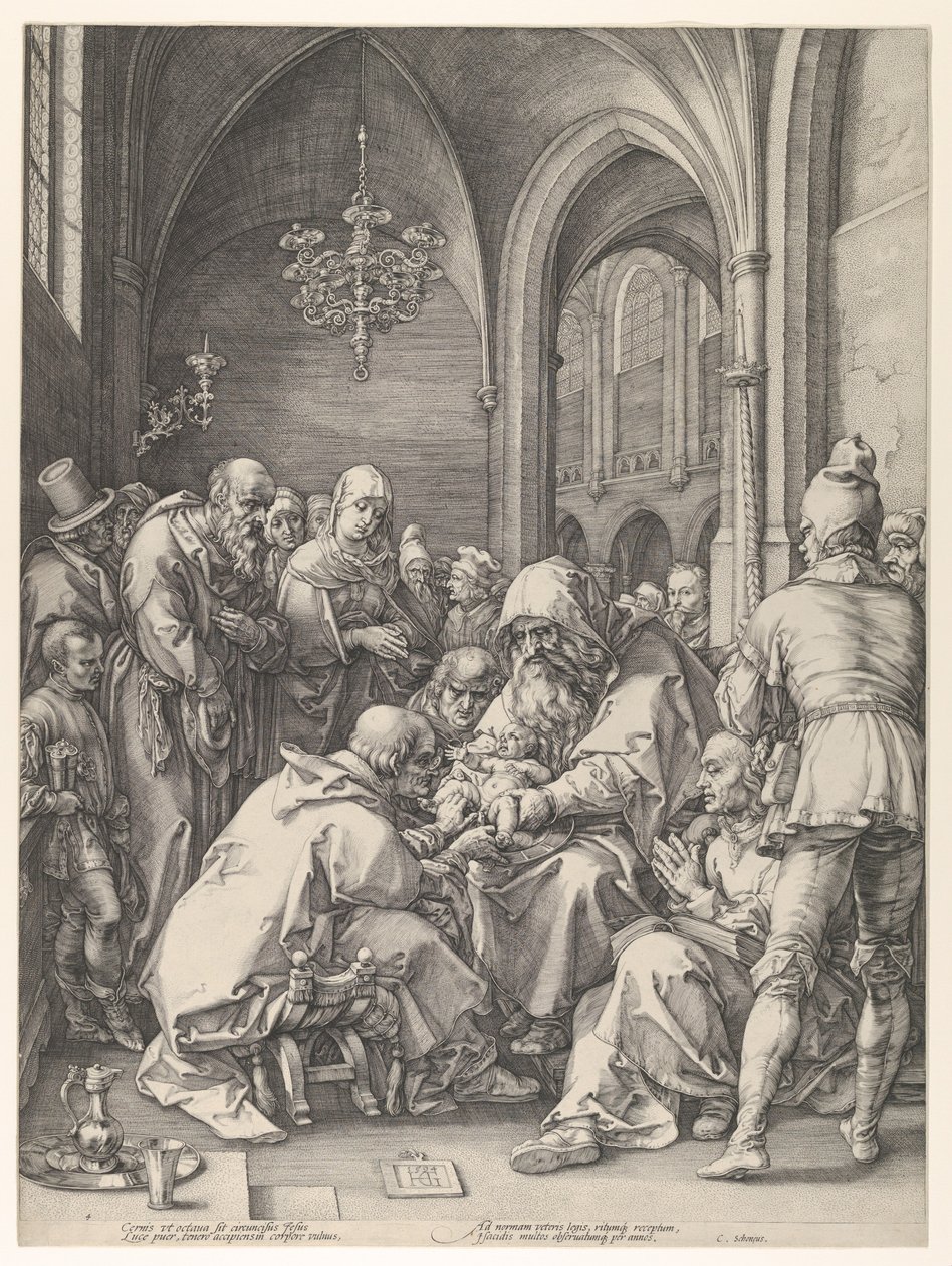 Omskjæringen,.n.d., n.d.. av Hendrik Goltzius