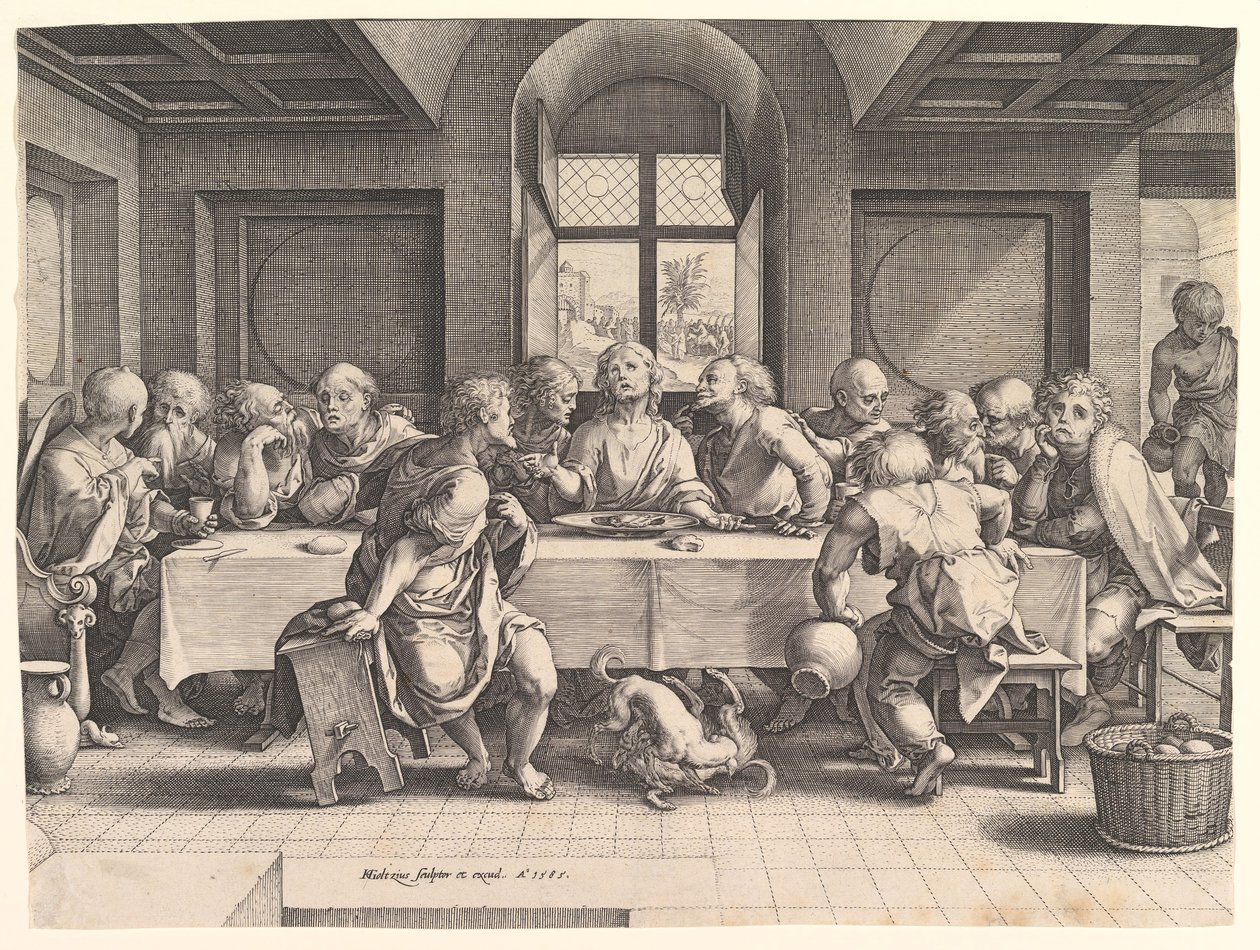 Nattverden, 1585. av Hendrik Goltzius