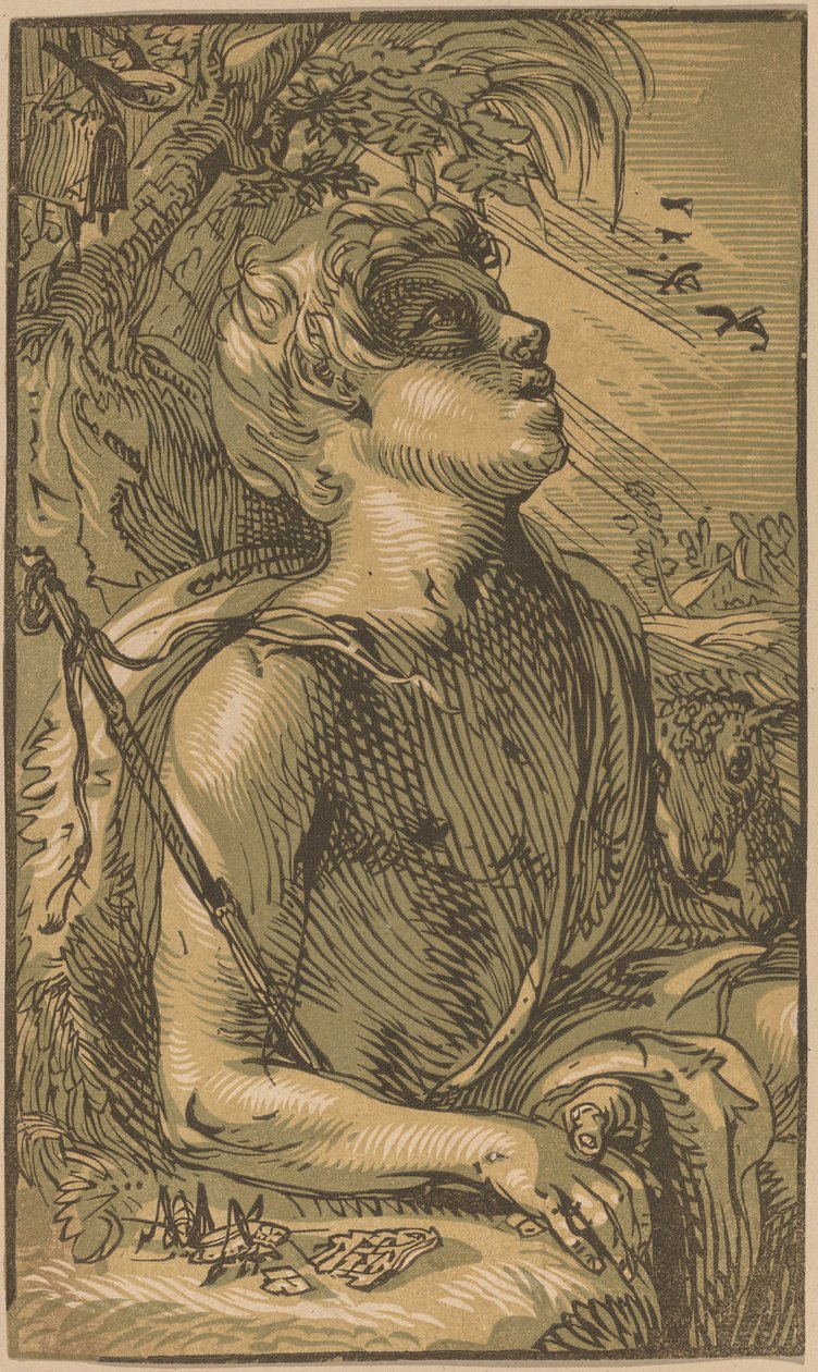 Den unge døperen Johannes av Hendrik Goltzius