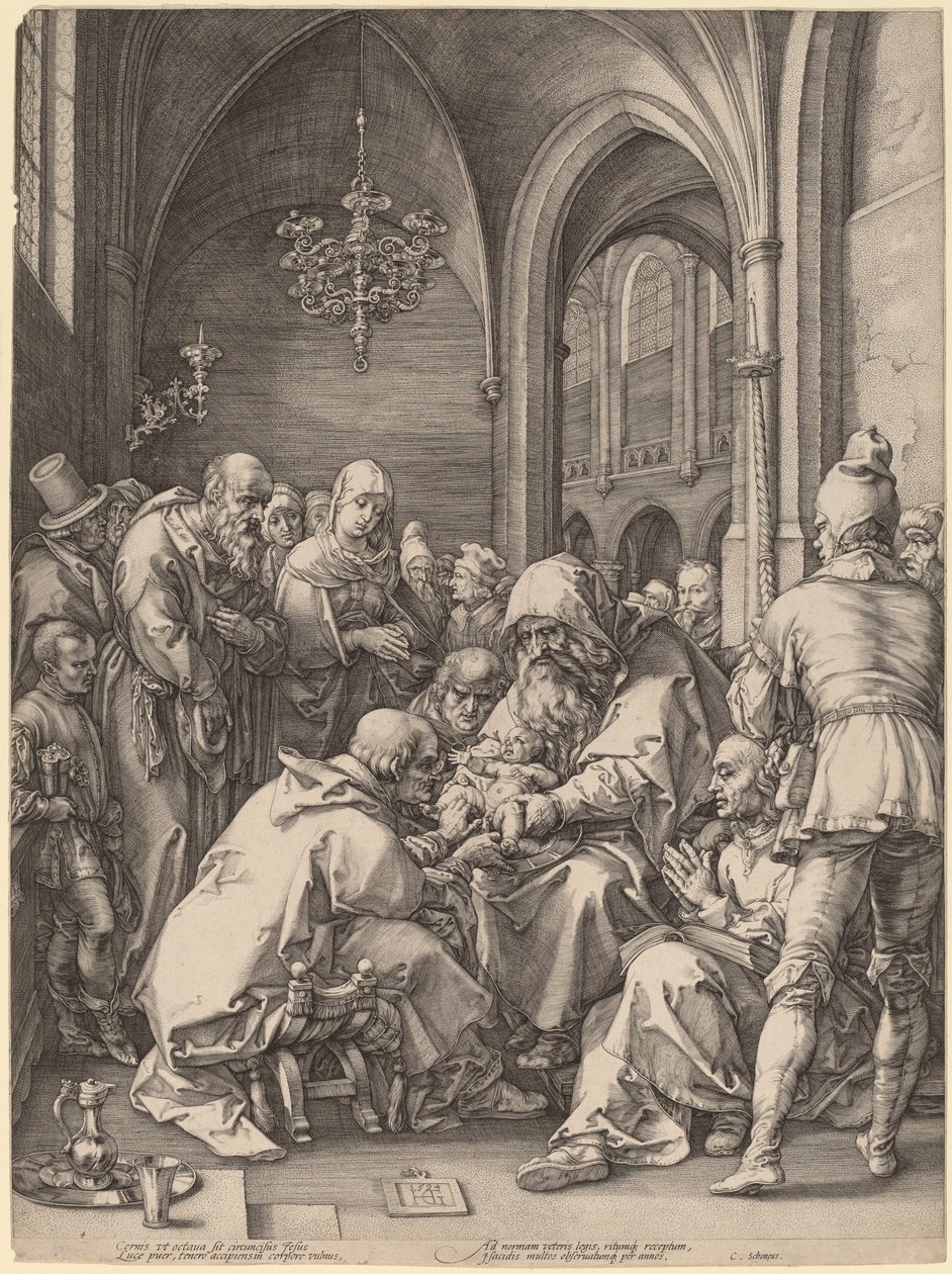 Omskjæringen av Hendrik Goltzius in the style of Albrecht Dürer