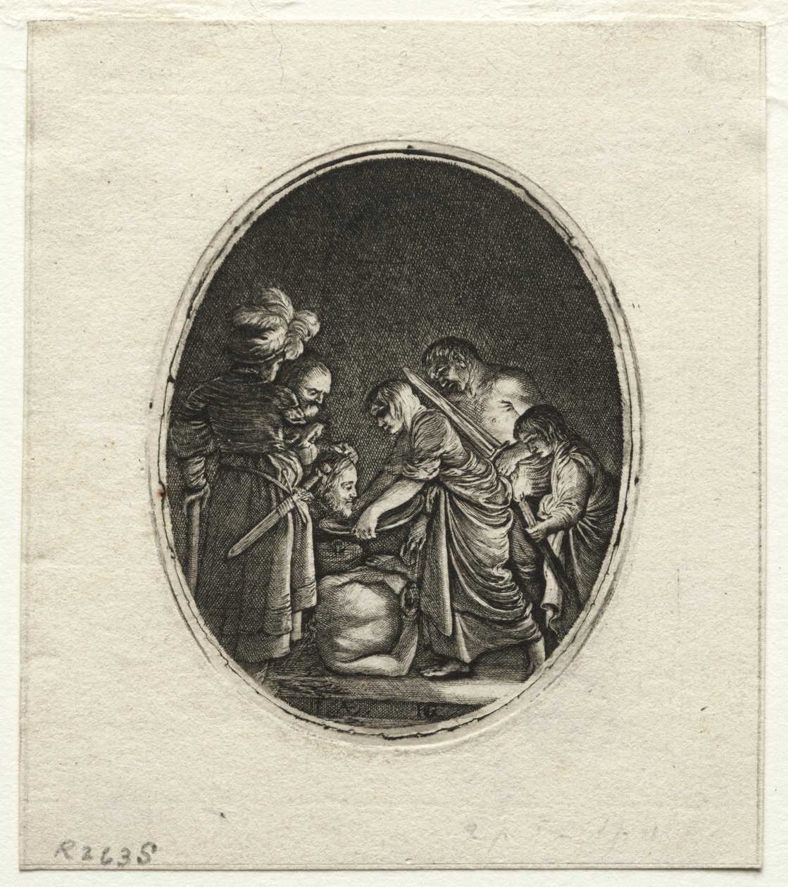 Halshuggingen av døperen Johannes av Hendrik Goudt